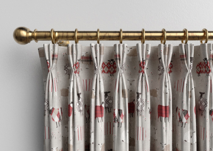 Baa Baa, Peony - Made to Measure Curtains - Image 11